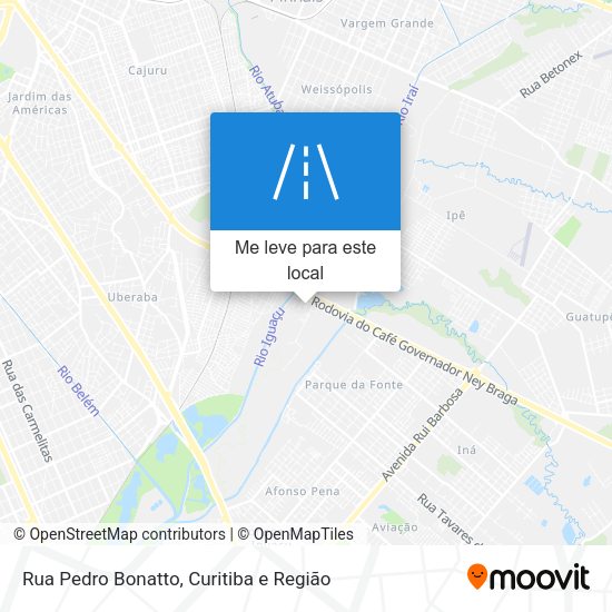 Rua Pedro Bonatto mapa