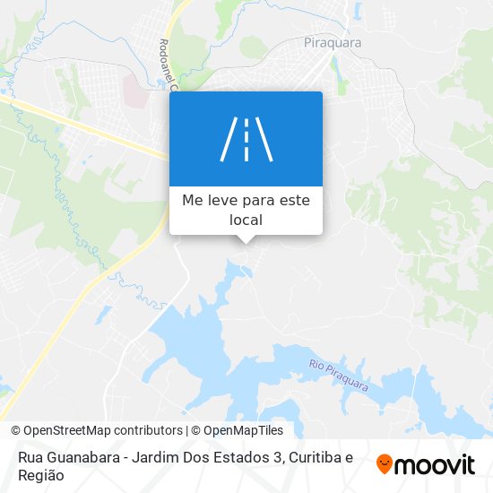 Rua Guanabara - Jardim Dos Estados 3 mapa