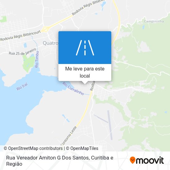 Rua Vereador Amiton G Dos Santos mapa