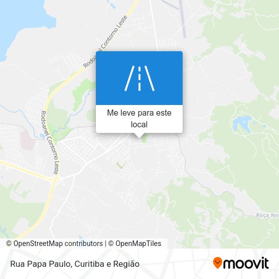 Rua Papa Paulo mapa