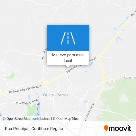Rua Principal mapa