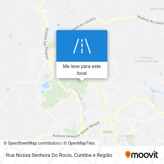 Rua Nossa Senhora Do Rocio mapa