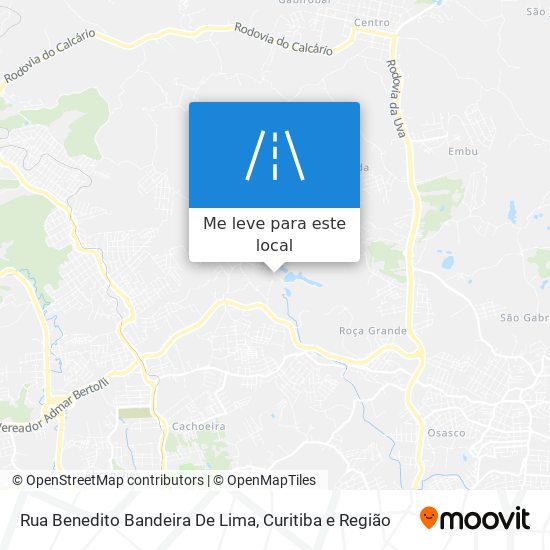 Rua Benedito Bandeira De Lima mapa