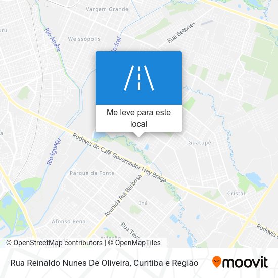 Rua Reinaldo Nunes De Oliveira mapa