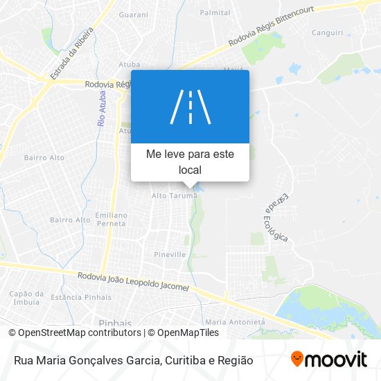 Rua Maria Gonçalves Garcia mapa