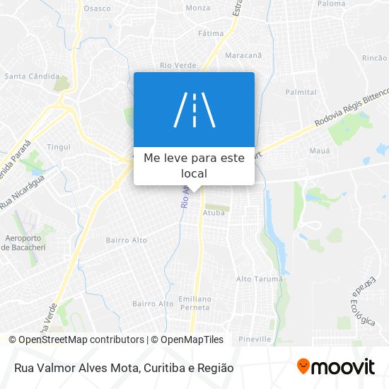 Rua Valmor Alves Mota mapa