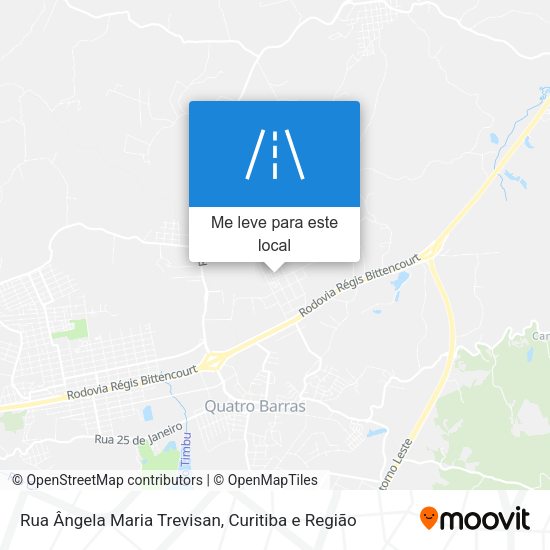 Rua Ângela Maria Trevisan mapa