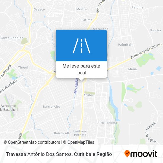 Travessa Antônio Dos Santos mapa