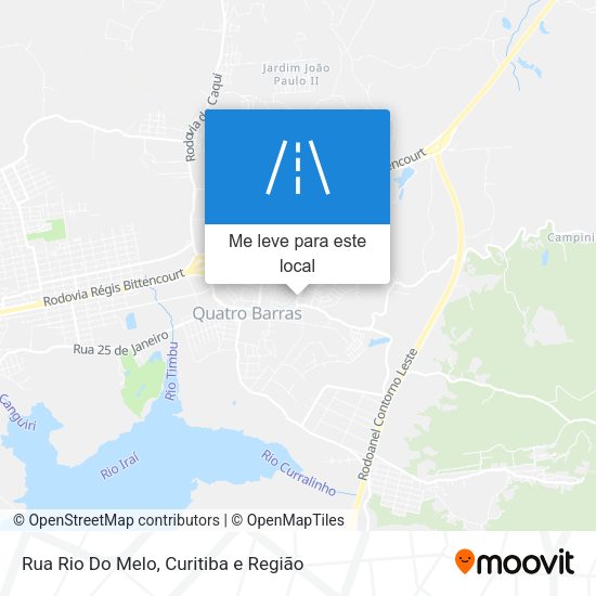 Rua Rio Do Melo mapa