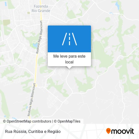 Rua Rússia mapa