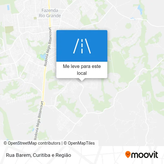Rua Barem mapa