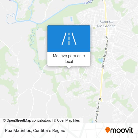 Rua Matinhos mapa
