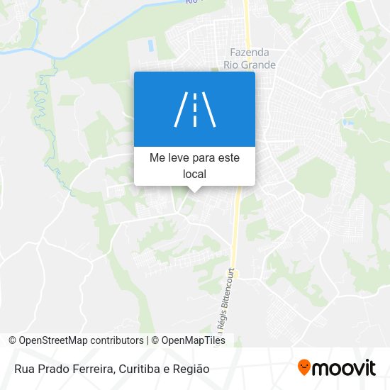 Rua Prado Ferreira mapa