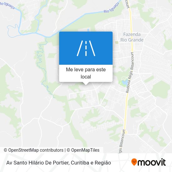Av Santo Hilário De Portier mapa