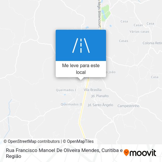 Rua Francisco Manoel De Oliveira Mendes mapa
