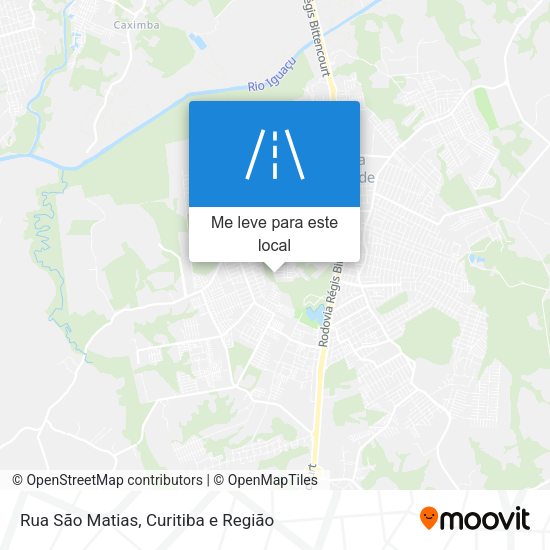 Rua São Matias mapa