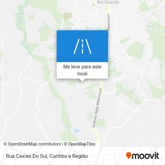 Rua Caxias Do Sul mapa