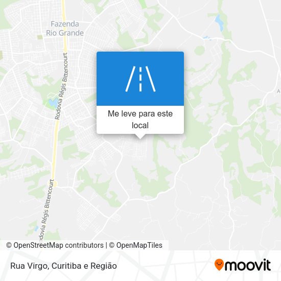 Rua Virgo mapa