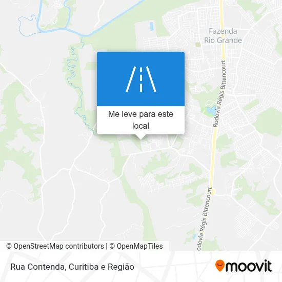Rua Contenda mapa
