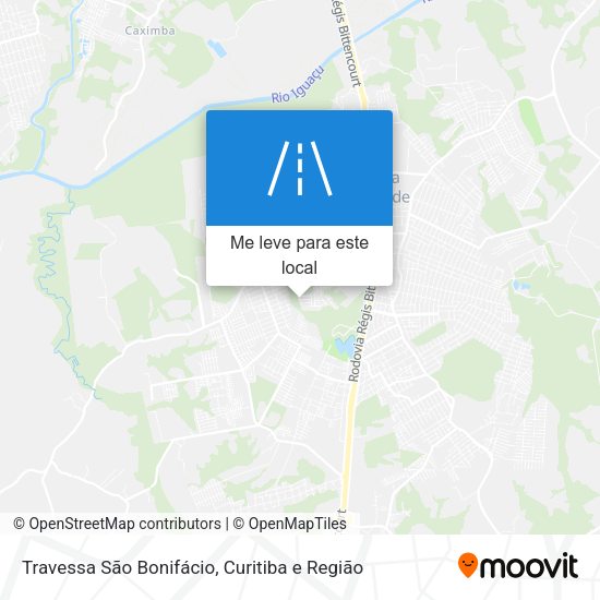 Travessa São Bonifácio mapa