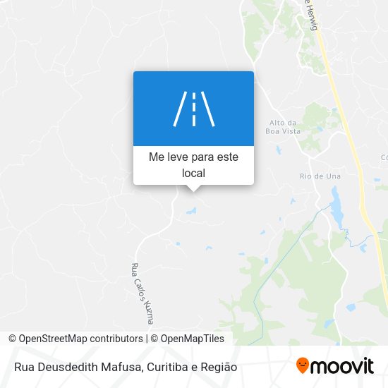 Rua Deusdedith Mafusa mapa