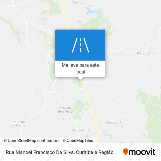 Rua Manoel Francisco Da Silva mapa