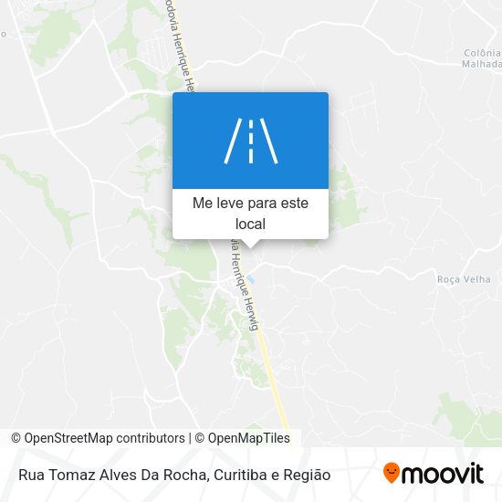 Rua Tomaz Alves Da Rocha mapa