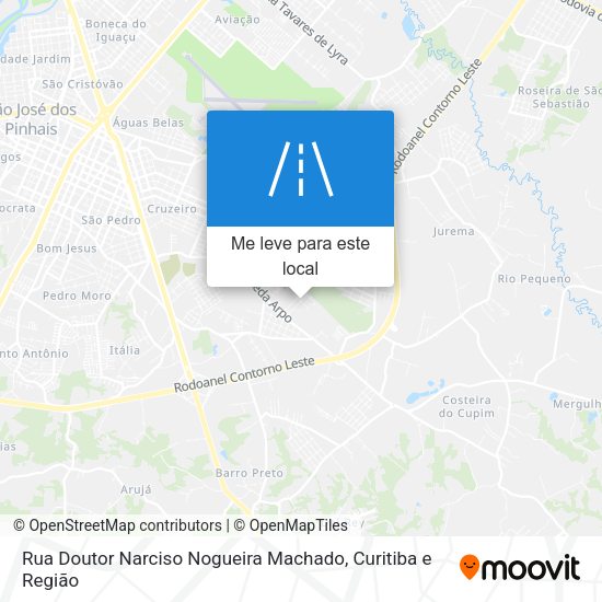 Rua Doutor Narciso Nogueira Machado mapa