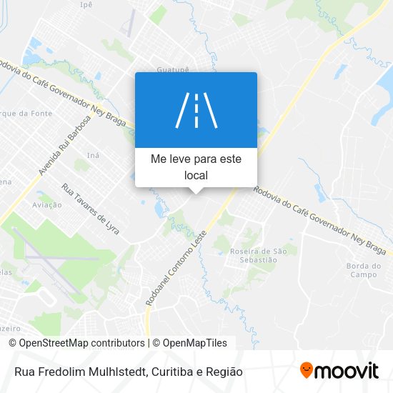Rua Fredolim Mulhlstedt mapa