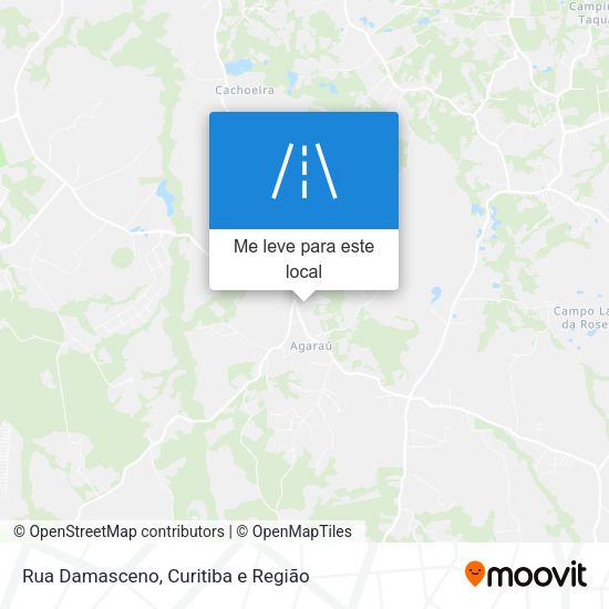 Rua Damasceno mapa