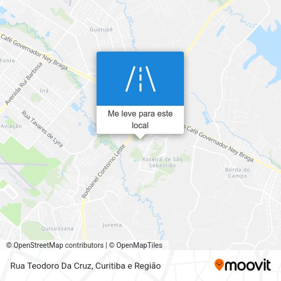 Rua Teodoro Da Cruz mapa
