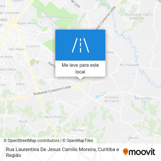 Rua Laurentina De Jesus Camilo Moreira mapa