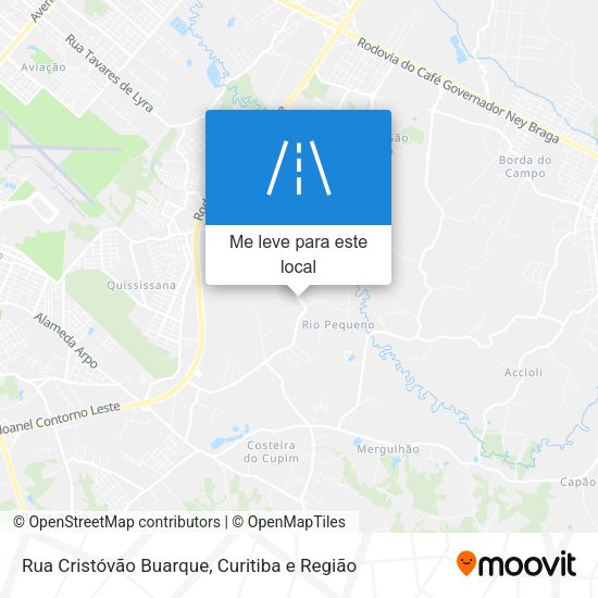 Rua Cristóvão Buarque mapa