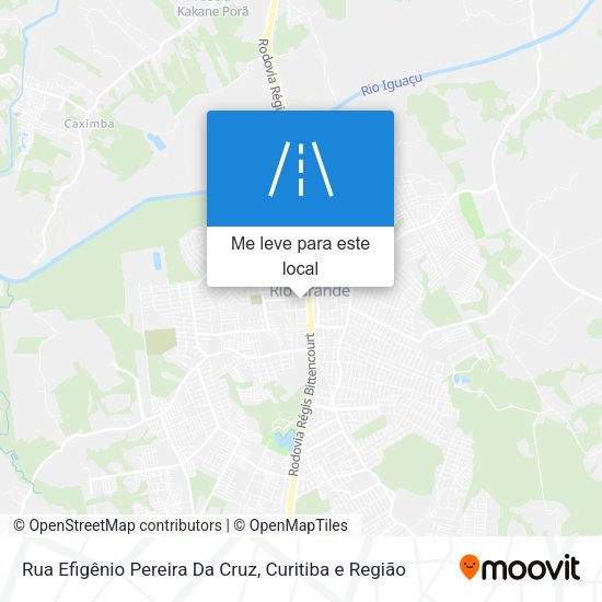 Rua Efigênio Pereira Da Cruz mapa