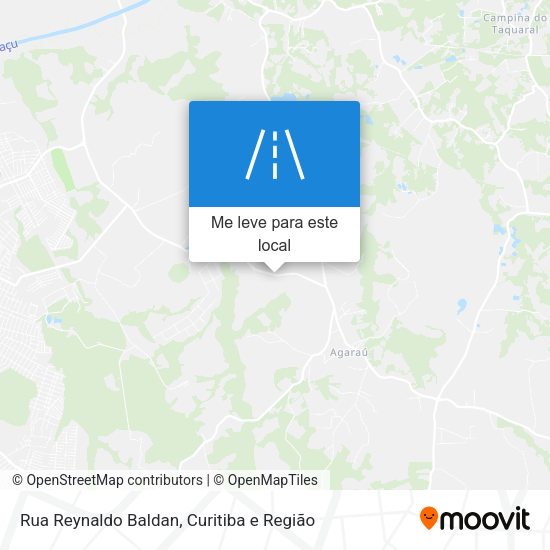 Rua Reynaldo Baldan mapa