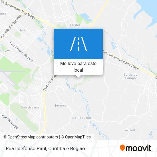 Rua Ildefonso Paul mapa