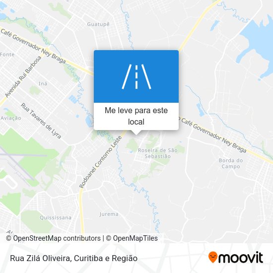 Rua Zilá Oliveira mapa