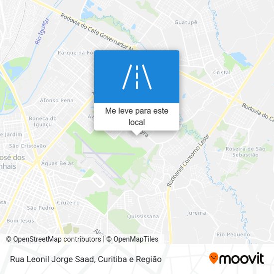 Rua Leonil Jorge Saad mapa