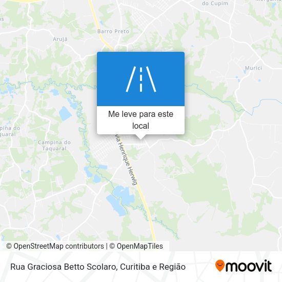 Rua Graciosa Betto Scolaro mapa