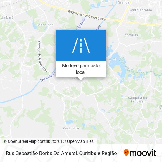 Rua Sebastião Borba Do Amaral mapa