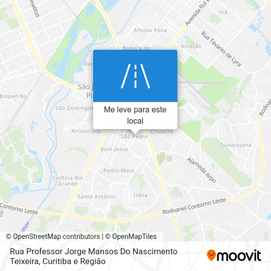 Rua Professor Jorge Mansos Do Nascimento Teixeira mapa