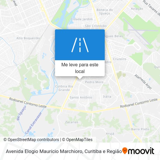 Avenida Elogio Maurício Marchioro mapa