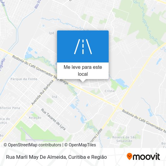 Rua Marli May De Almeida mapa