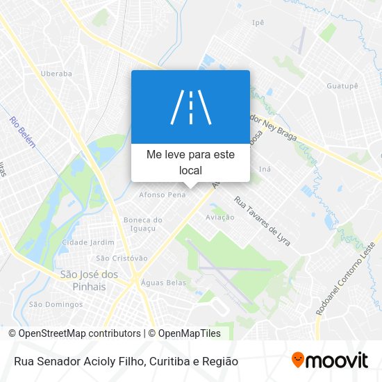 Rua Senador Acioly Filho mapa