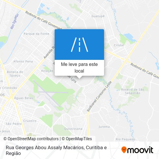 Rua Georges Abou Assaly Macários mapa