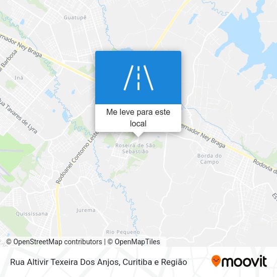Rua Altivir Texeira Dos Anjos mapa
