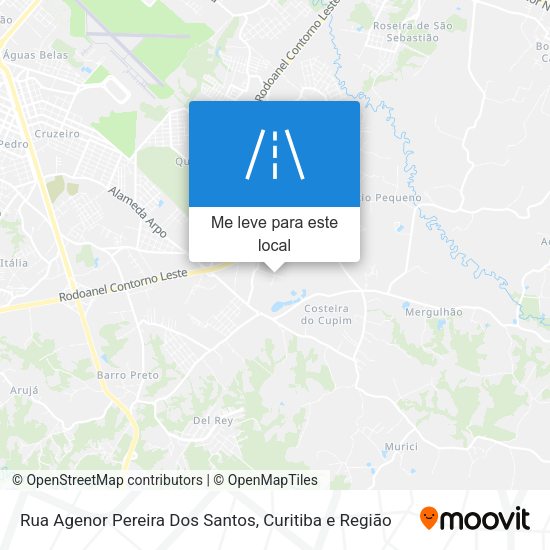 Rua Agenor Pereira Dos Santos mapa