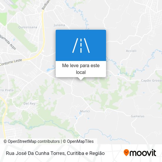 Rua José Da Cunha Torres mapa