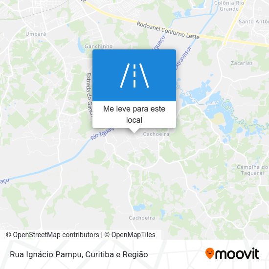 Rua Ignácio Pampu mapa