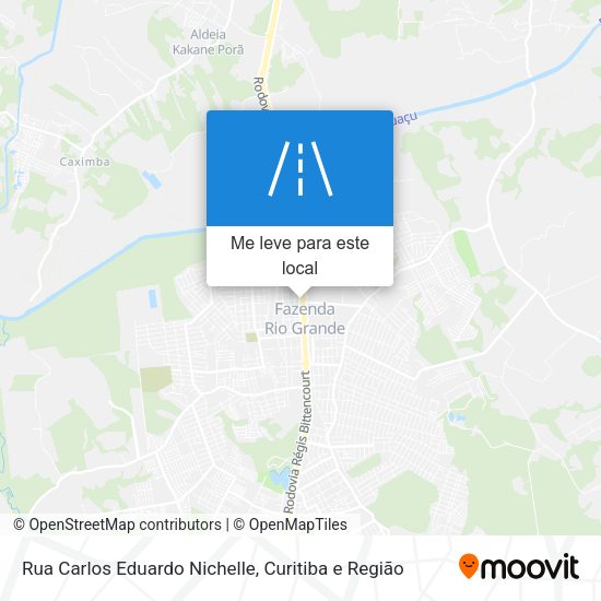 Rua Carlos Eduardo Nichelle mapa